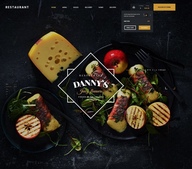 wordpress restaurant theme