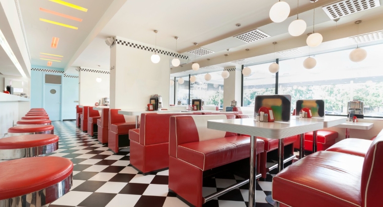 retro theme restaurant